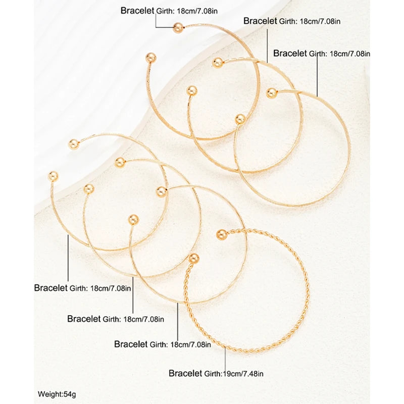 Set of 7 bracelets
